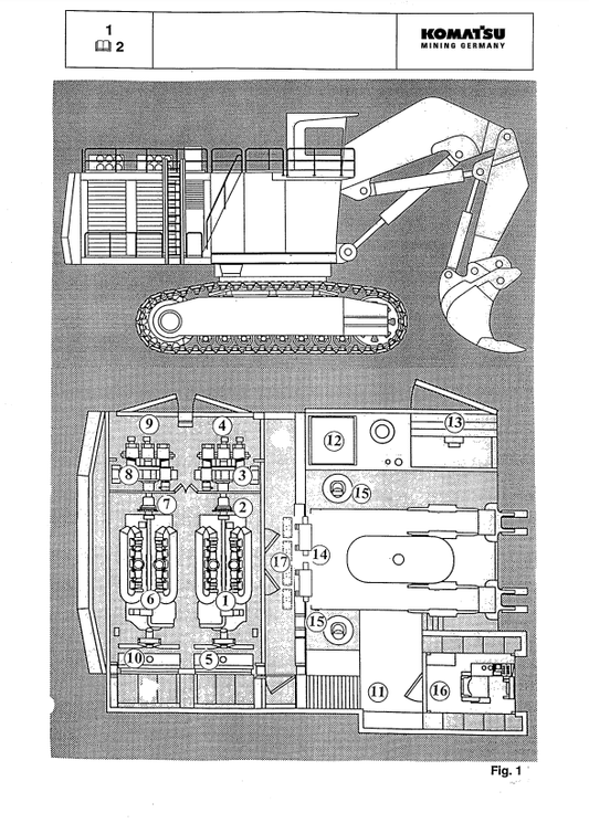 Manual de Reparación Pala Minera Komatsu PC8000
