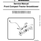 Manual de Reparación Quitanieves del Tractor Compacto Delantero Bobcat