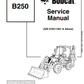 Manual de Reparación Retroexcavadora Bobcat B250