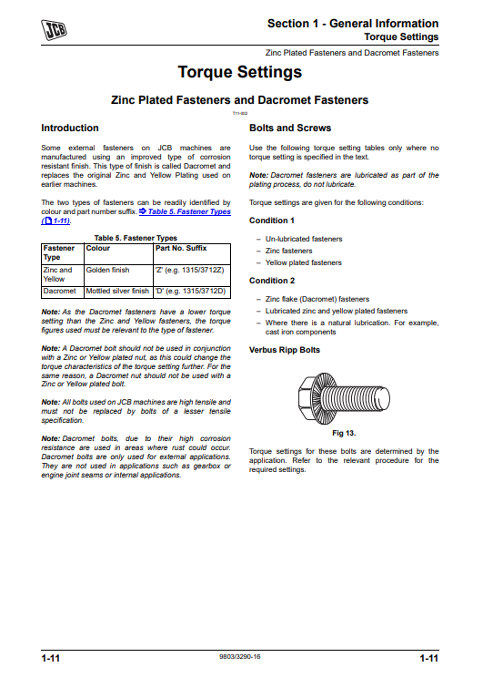 Manual de Reparación Retroexcavadora JCB 3C 3CX 4CX