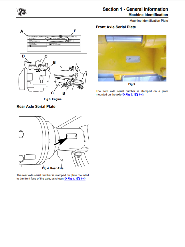 Manual de Reparación Retroexcavadora JCB 3DX, 4DX