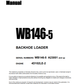 Manual de Reparación Retroexcavadora Komatsu WB146-5 USA