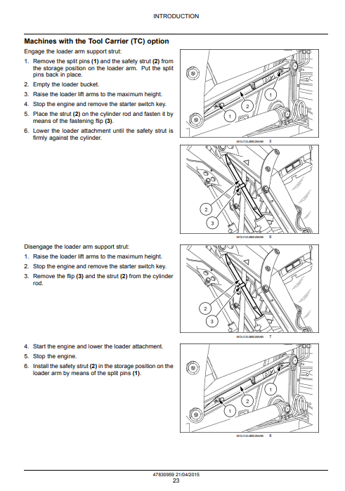 Manual de Reparación Retroexcavadora New Holland B95C, B95C TC, B110C Tier 4B