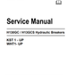 Manual de Reparación Servicio de Martillos Hidraúlicos Caterpillar H130GC y H13GCS