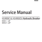 Manual de Reparación Servicio de Martillos Hidraúlicos Caterpillar H140GC y H140GCS