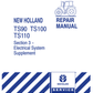Manual de Reparación Sistema Eléctrico Tractor New Holland TS90, TS100, TS110