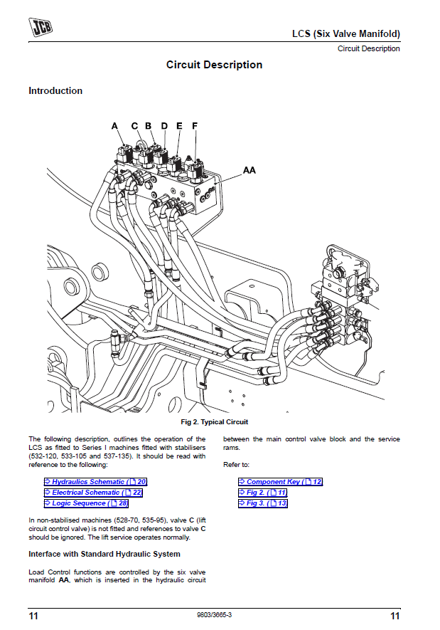 Manual de Reparación Suplemento Balde Especial del Cargador JCB LCS, LC1, LC4, LC2, LC3, LC5, MC05, MC06