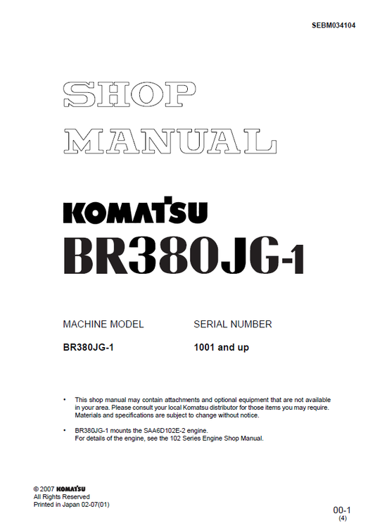 Manual de Reparación Tiendetubos Komatsu D155C-1