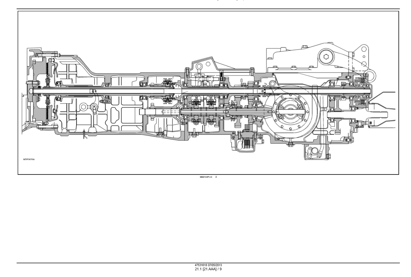 Manual de Reparación Tractor Case 85C, 95C, 105C