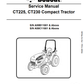 Manual de Reparación Tractor Compacto Bobcat CT225, CT230