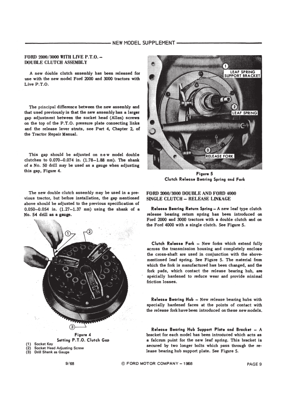 Manual de Reparación Tractor New Holland 2000 - 5550 series