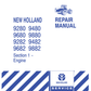 Manual de Reparación Tractor New Holland 9280, 9282, 9480, 9482, 9680, 9682, 9880, 9882