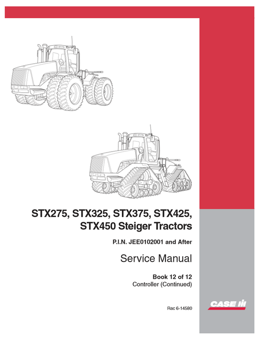 Manual de Reparación Tractor New Holland STX275, STX325, STX375, STX425, STX450