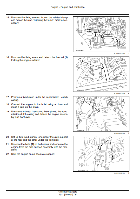 Manual de Reparación Tractor New Holland T4030V, T4040V, T4050V, T4060V Tier 3