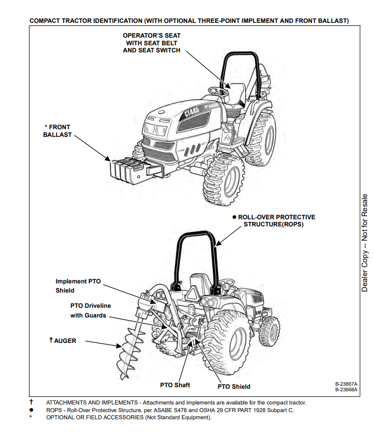 Manual de Reparación Tractores Bobcat CT440, CT445, CT450