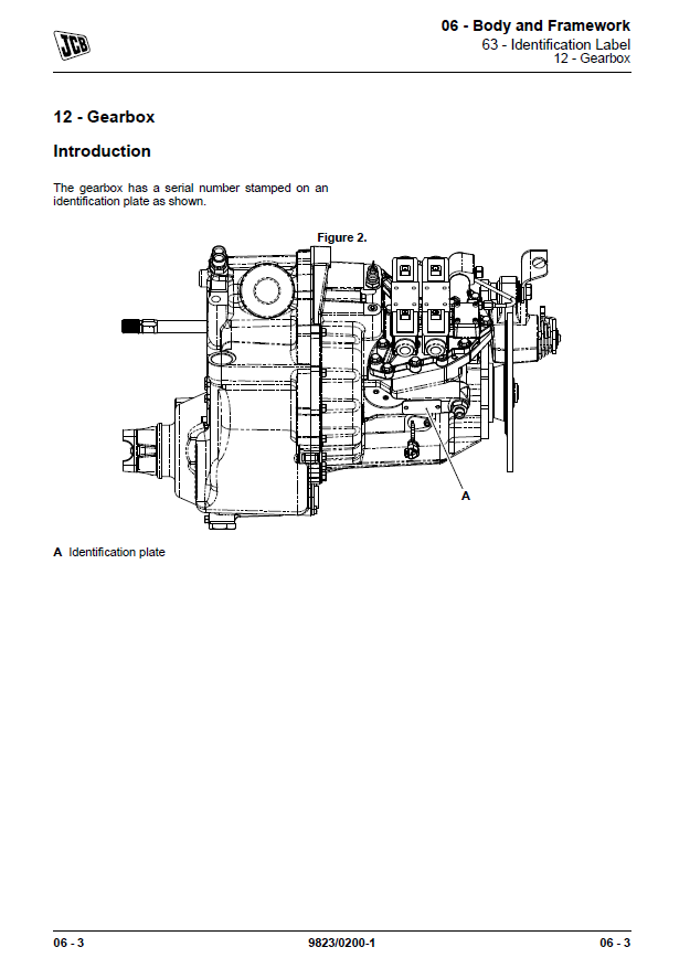 Manual de Reparación Transmisión JCB HS750