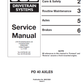 Manual de Reparación Transmisión Mecanica JCB PD40 EJES