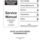 Manual de Reparación Transmisión Mecanica JCB SERIES PS700 y PS750
