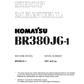 Manual de Reparación Trituradora Movil Komatsu BR380JG-1