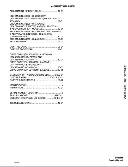 Manual de Reparación Trituradora de Tocones Bobcat SG30, SG60, SGX60