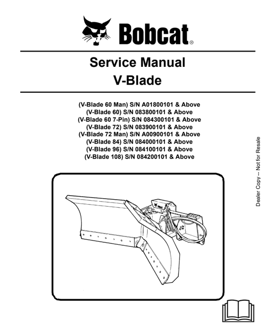 Manual de Reparación V-Blade Bobcat