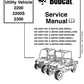 Manual de Reparación Vehiculos Utilitarios Bobcat 2200, 2200S, 2300