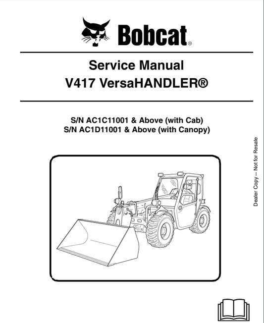 Manual de Reparación VersaHandler Bobcat V417
