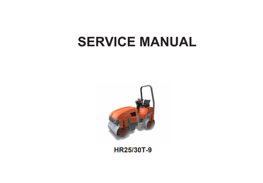 Manual de Reparación Vibrocompactador Hyundai HR25-9 - HR30T-9