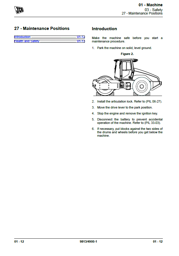 Manual de Reparación Vibrocompactador JCB VM117, VM137 Tier 2