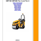 Manual de Reparación Vibrocompactador JCB VMT160 VMT260 Tier 2 y Tier 4