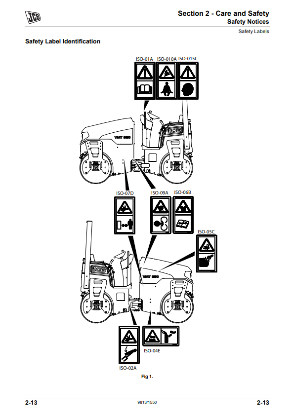 Manual de Reparación Vibrocompactador JCB VMT380, JCB VMT430