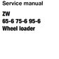 Manual de Servicio Cargador Hitachi ZW65-6, ZW75-6, ZW95-6