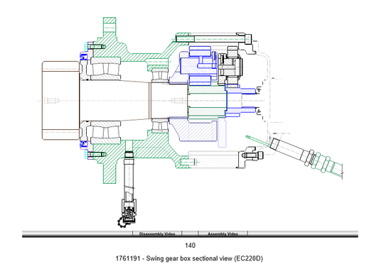 Manual de Servicio Excavadora Volvo EC220D, EC250D, EC300D, EC350D
