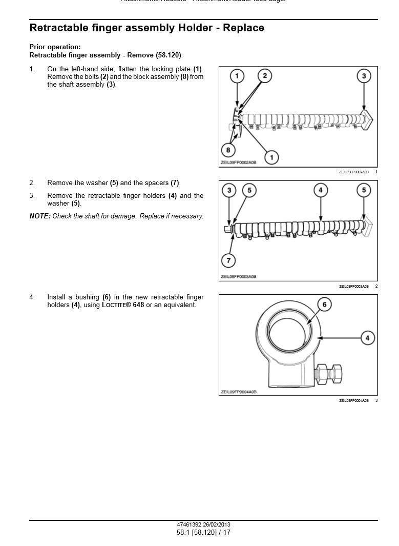 Manual de Servicio Header New Holland 300FP, 380FP