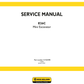 Manual de Servicio Mini Excavadora New Holland E26C