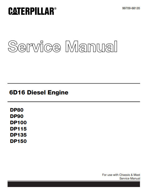 Manual de Servicio Motor Diesel Caterpillar 6D16