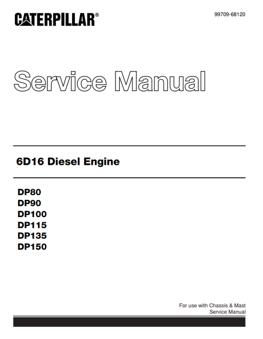 Manual de Servicio Motor Diesel Caterpillar 6D16