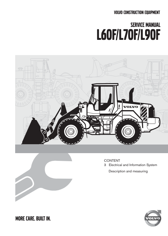 Manual de Servicios Cargador Volvo L60F, L70F, L90F