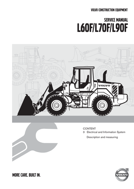 Manual de Servicios Cargador Volvo L60F, L70F, L90F