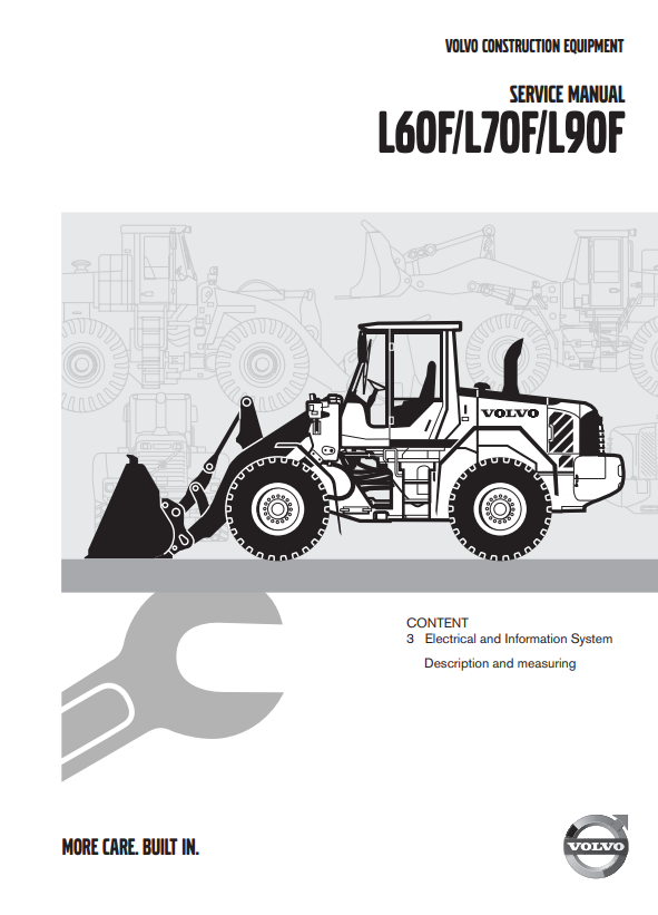 Manual de Servicios Cargador Volvo L60F, l70F, L90F