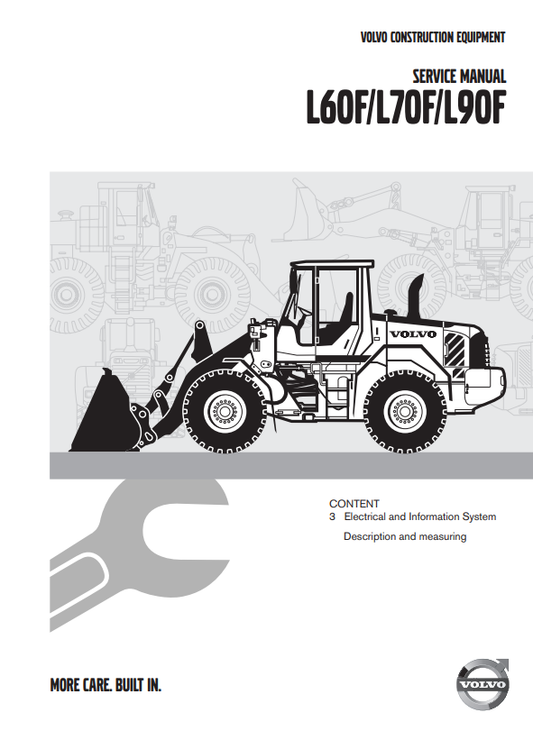 Manual de Servicios Cargador Volvo L60F, l70F, L90F