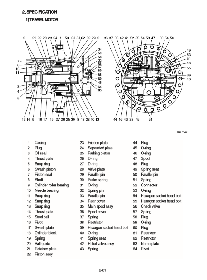 Manual de Servicios Excavadora Hyundai HX220L-EPFC