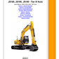 Manual de Servicios Excavadora JCB JS160, JS180, JS190 Tier III Auto