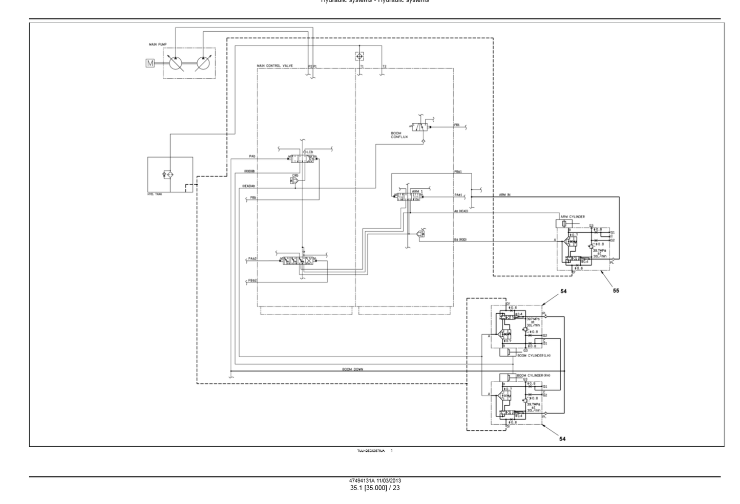 Manual de Servicios Excavadora New Holland E175C