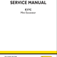Manual de Servicios Excavadora New Holland E37C