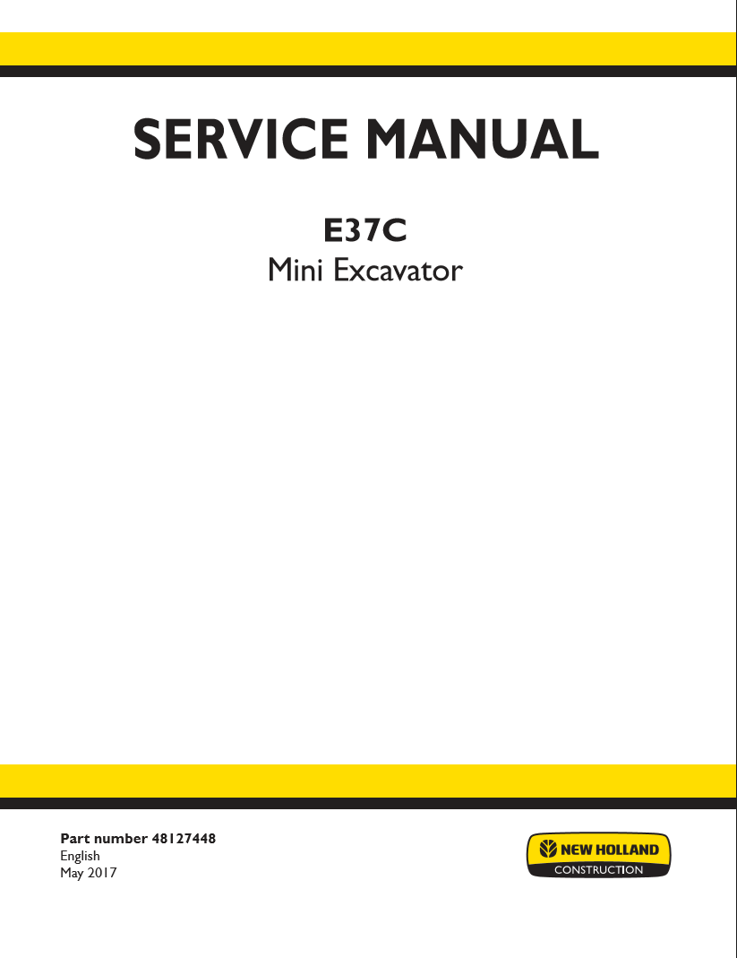 Manual de Servicios Excavadora New Holland E37C