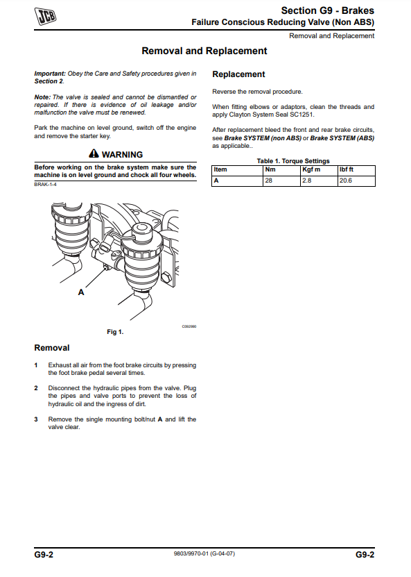 Manual de Servicios Fastrac JCB 3000 XTRA Series