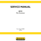 Manual de Servicios Mini Excavadora New Holland E57C