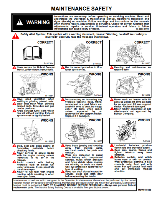 Manual de Servicios Minicargador Bobcat T250