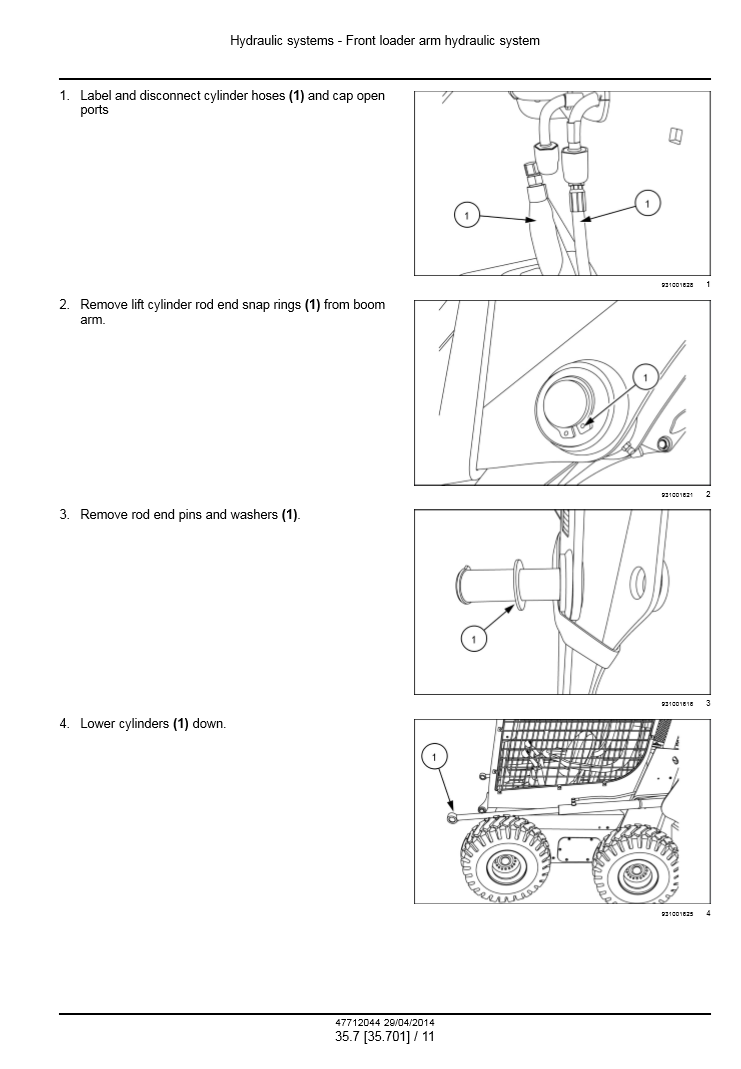 Manual de Servicios Minicargador New Holland L213, L216 Tier 4B (final) 200 Series